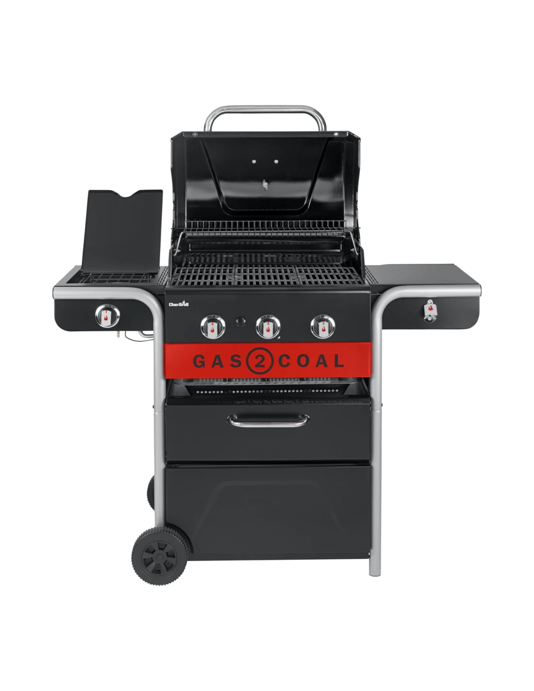 BARBECUE HYBRIDE GAS2COAL 2.0 - 3 BRÛLEURS / CHARBROIL 5 BARBECUE HYBRIDE GAS2COAL 2.0 - 3 BRÛLEURS / CHARBROIL – Image 3