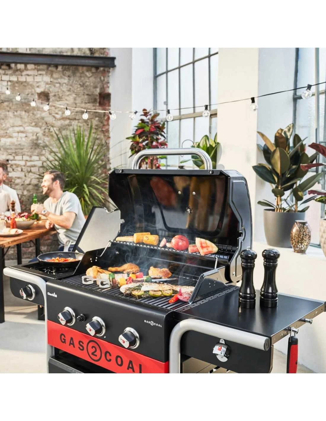 BARBECUE HYBRIDE GAS2COAL 2.0 - 3 BRÛLEURS / CHARBROIL 7 BARBECUE HYBRIDE GAS2COAL 2.0 - 3 BRÛLEURS / CHARBROIL – Image 5