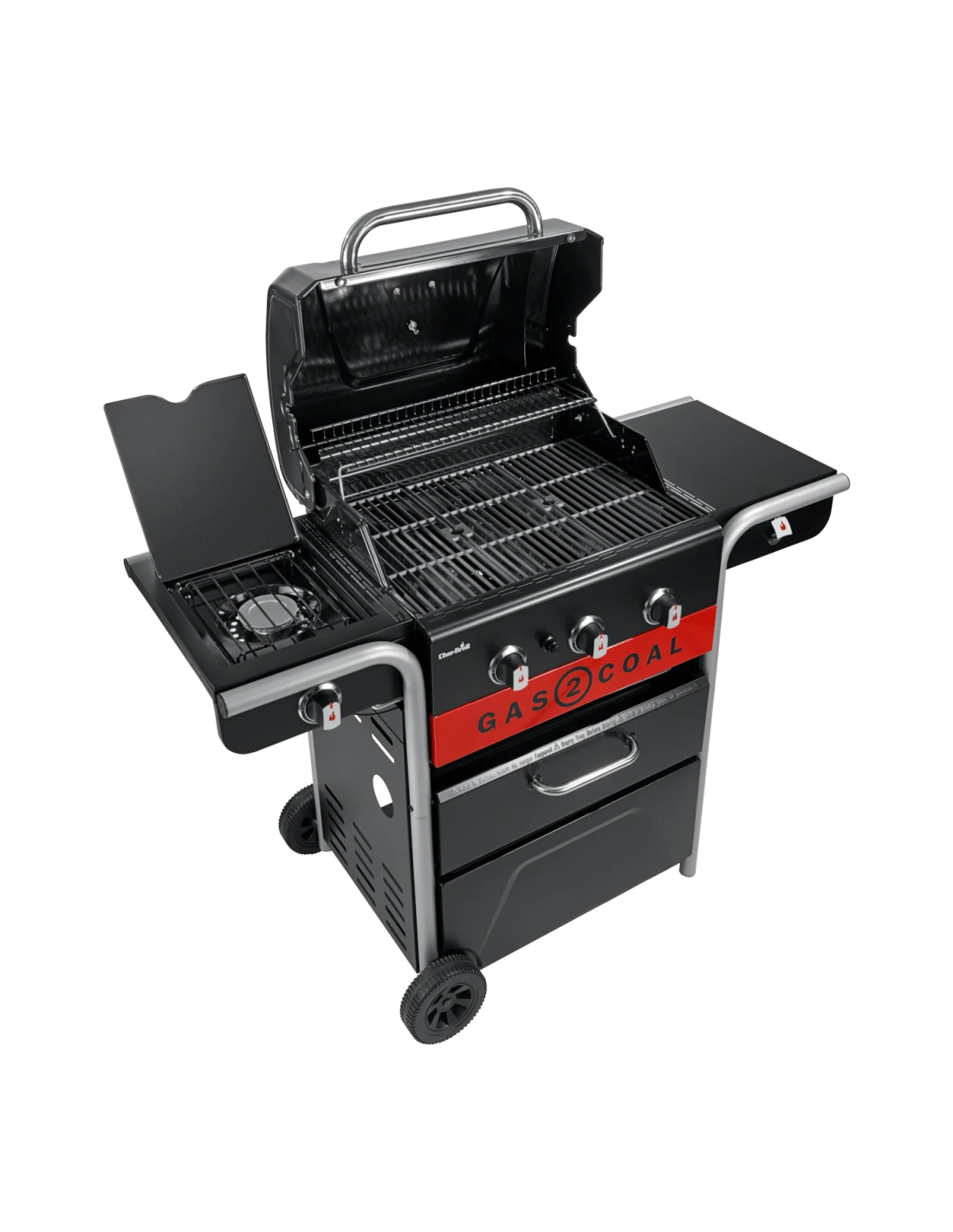 BARBECUE HYBRIDE GAS2COAL 2.0 - 3 BRÛLEURS / CHARBROIL 9 BARBECUE HYBRIDE GAS2COAL 2.0 - 3 BRÛLEURS / CHARBROIL – Image 7