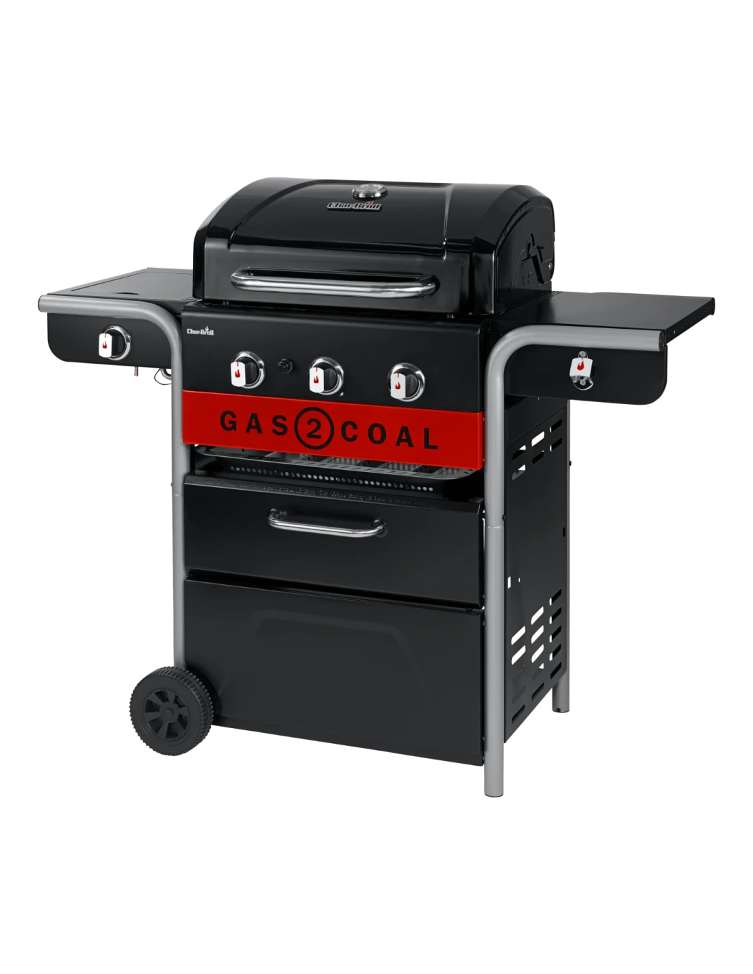 BARBECUE HYBRIDE GAS2COAL 2.0 - 3 BRÛLEURS / CHARBROIL 10 BARBECUE HYBRIDE GAS2COAL 2.0 - 3 BRÛLEURS / CHARBROIL – Image 8
