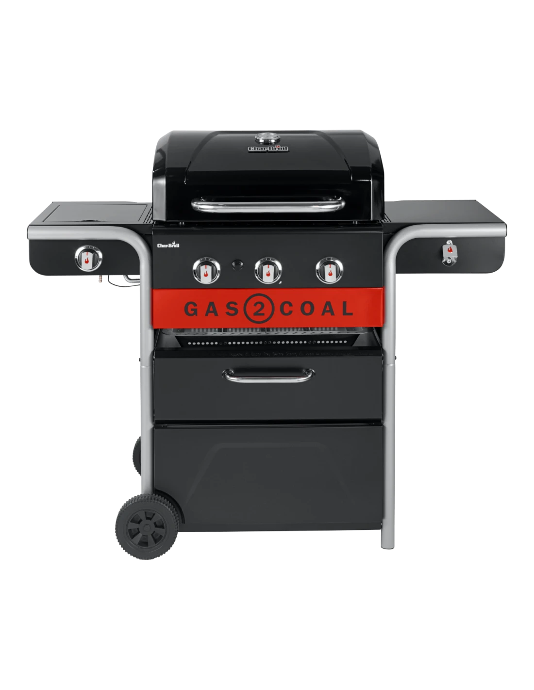 BARBECUE HYBRIDE GAS2COAL 2.0 - 3 BRÛLEURS / CHARBROIL 3 BARBECUE HYBRIDE GAS2COAL 2.0 - 3 BRÛLEURS / CHARBROIL