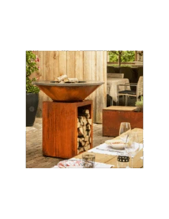 Barbecue Grillades Magasin -Barbecue Grillades Magasin brasero ofyr classic storage 100 plancha acier pied 75cm 1