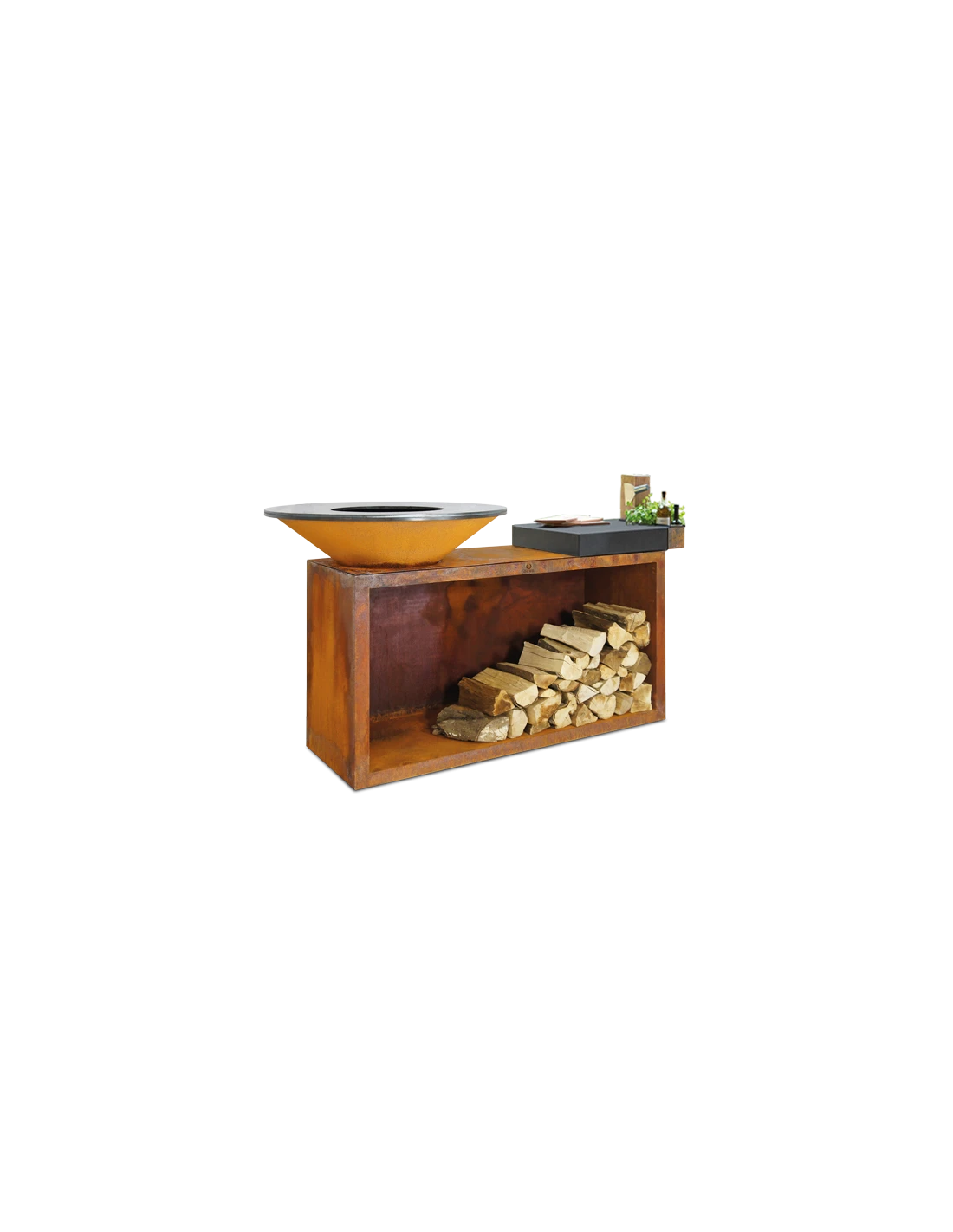 BRASERO OFYR ISLAND 85 CORTEN CERAMIQUE 3 BRASERO OFYR ISLAND 85 CORTEN CERAMIQUE