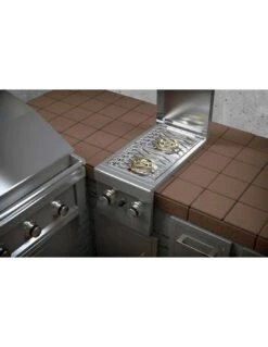 BRULEUR ENCASTRABLE FEUX DOUBLE -32CM -Barbecue Grillades Magasin bruleur encastrable feux double 32cm 4