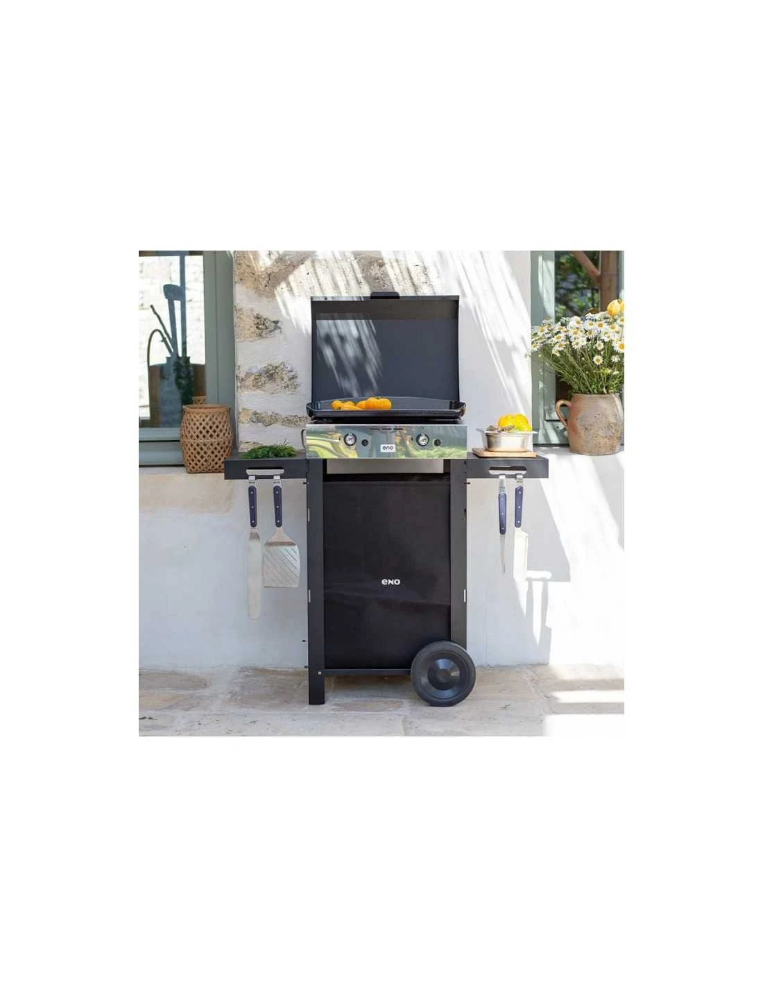 ENO COMBO PLANCHA GAZ + CHARIOT INITIAL 50 INOX 5 ENO COMBO PLANCHA GAZ + CHARIOT INITIAL 50 INOX – Image 3