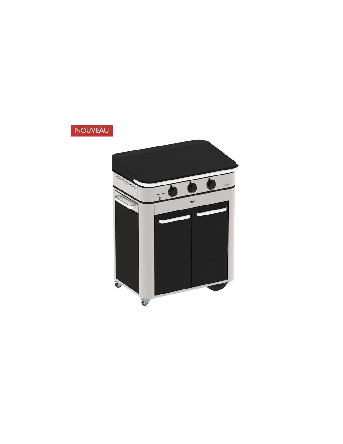 COMBO PLANCHA+CHARIOT ENOSIGN 80 INOX + CAPOT NOIR 3 COMBO PLANCHA+CHARIOT ENOSIGN 80 INOX + CAPOT NOIR