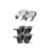 KIT 4 ROUES POUR MEUBLE CUISINE - LE MARQUIER 2 KIT 4 ROUES POUR MEUBLE CUISINE - LE MARQUIER -Barbecue Grillades Magasin kit 4 roues pour meuble cuisine le marquier