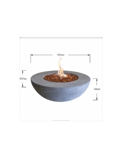 BRASERO GAZ LUNAR BOWL - ELEMENTI -Barbecue Grillades Magasin lunar bowl 6