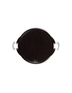 PLANCHA RONDE 43CM EN FONTE EMAILLEE -Barbecue Grillades Magasin plancha ronde 43cm en fonte emaillee 1