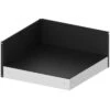 MODULO ENO PLATEAU D'ANGLE NOIR ET INOX 2 MODULO ENO PLATEAU D'ANGLE NOIR ET INOX -Barbecue Grillades Magasin plateau d angle hpl et inox modulo credence