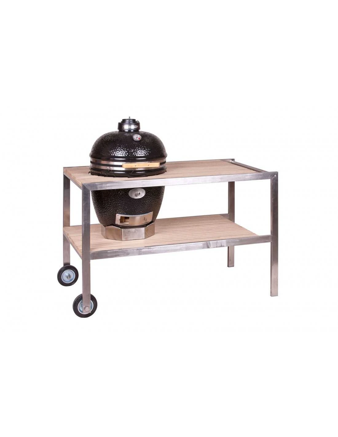 TABLE TECK/INOX POUR MONOLITH CLASSIC 4 TABLE TECK/INOX POUR MONOLITH CLASSIC – Image 2