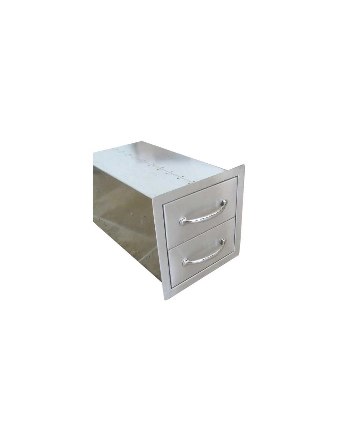 TIROIR DOUBLE (36CM) - INOX - SUNSTONE 5 TIROIR DOUBLE (36CM) - INOX - SUNSTONE – Image 3